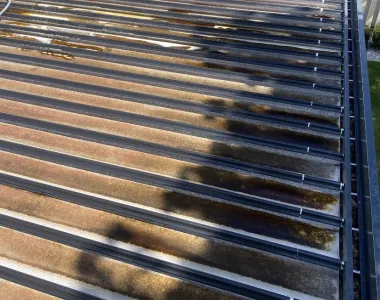 Pergola tisztítás előtt